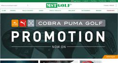 Desktop Screenshot of mstgolf.com