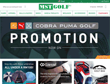 Tablet Screenshot of mstgolf.com